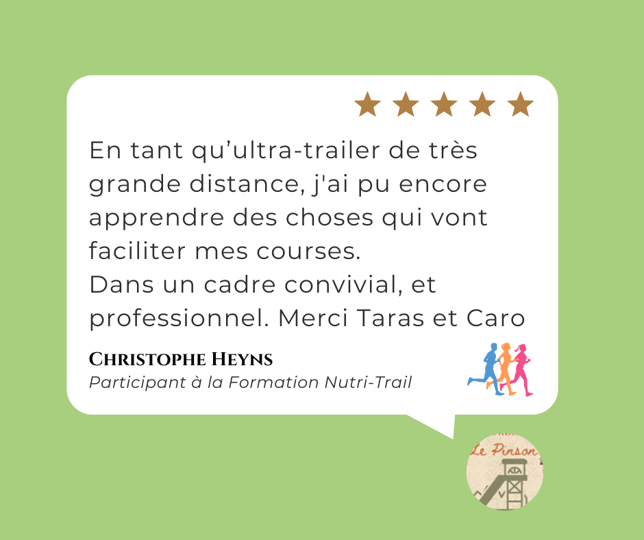 Formation Nutri-Trail